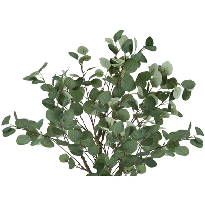 Artificial Plant, 46" Tall, Eucalyptus Tree, Indoor, Faux, Fake, Floor, Greenery, Potted, Decorative, Green Leaves, Black Pot 5 Artificial Plant, 46" Tall, Eucalyptus Tree, Indoor, Faux, Fake, Floor, Greenery, Potted, Decorative, Green Leaves, Black Pot - Image 5