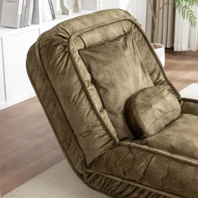 Polyester Human Dog Bed For Adult & Pets,with 5 Adjustable Position &Massage Pillow, Bean Bag Floor Sofa With 2 Soft Pillows 7 Polyester Human Dog Bed For Adult & Pets,with 5 Adjustable Position &Massage Pillow, Bean Bag Floor Sofa With 2 Soft Pillows - Image 7