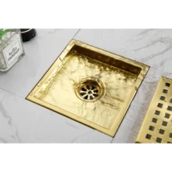6 Inch Square Shower Floor Drain Square Shower Floor Drain With Flange,Pattern Grate Removable,Food-Grade SUS 304 Stainless Steel -Bold Design Store GUEST 02f5a6a9 557d 414c a226 50370ec01f51