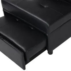 Folding Ottoman Sofa Bed BLACK -Bold Design Store GUEST 05724125 f2b1 4dad 8a45 1916dbd0605b