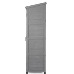 Outdoor Storage Cabinet And Metal Top,Garden Storage Shed,Outdoor 68 Inches Wood Tall Shed For Yard And Patio 21 Outdoor Storage Cabinet And Metal Top,Garden Storage Shed,Outdoor 68 Inches Wood Tall Shed For Yard And Patio -Bold Design Store GUEST 07972b05 b14f 4c4d b0d2 3de400bcd664