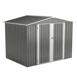 8 X 6 FT Outdoor Waterproof Garden Tool Storage Sheds With Metal Foundation With Floor Frame,with Lockable Doors & Air Vents, For Backyard, Lawn, Gray -Bold Design Store GUEST 08d0be1b 7ce0 47ec 91a3 513b5d17f658