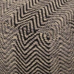 Barracuda Handcrafted Cotton Pouf, Brown And Beige -Bold Design Store GUEST 0ce52006 e264 4ded a547 42ea23f4cba4