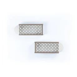 Illia Floating Wall Decor Wall Mounted Rustic Decorative Hanging Shelf For Books, Set Of 2,Walnut