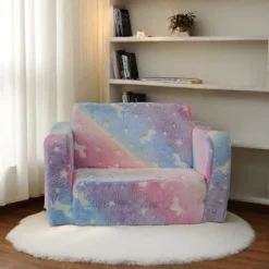 Compression Modular Kids Sofa, Perfect Sleeper Extra Convertible Sofa To Lounger, Comfy 2-in-1 Flip Open Couch Sleeper For Kids Pink Small Sofa -Bold Design Store GUEST 1aabaa7e f2d1 403c 9065 0819cea8a491