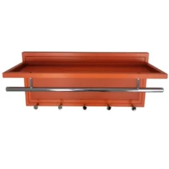 Esyspot Metal Powder Coating Hook Wall Mounted With Shelf In Orange -Bold Design Store GUEST 1b9a544d c496 4ec3 b9ea aec5ee7861fd