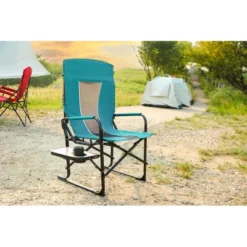 Camping Directors Chair, Heavy Duty,Oversized Portable Folding Chair With Side Table, Pocket For Beach, Fishing,Trip,Picnic,Lawn Blue -Bold Design Store GUEST 1ec774ee bbc9 4a3a 9383 c48675717dbc