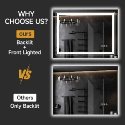 40x24 Inch Frameless LED Bathroom Mirror,Smart Mirror -Bold Design Store GUEST 1fe55d27 2263 4dba b652 729d61d3e438