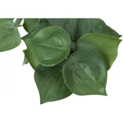 Artificial Plant, 8" Tall, Alocasia, Indoor, Faux, Fake, Table, Greenery, Potted, Set Of 2, Decorative, Green Leaves, White Cement Pots -Bold Design Store GUEST 1ffb970d 8509 4f77 838d b1072d074f8c