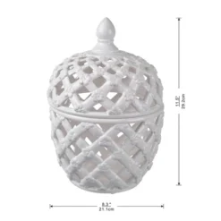 D8.5x11.5in Ballas Bird Lidded Jar -Bold Design Store GUEST 2061d800 962a 495b a2ca 9eddfb01eb5a