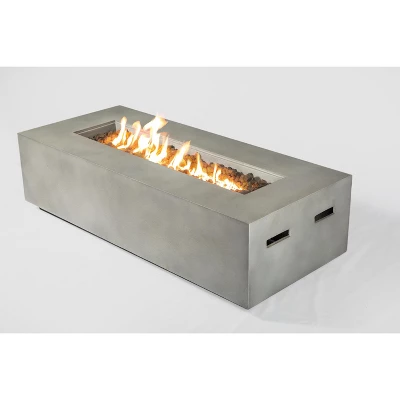 Concrete Propane Outdoor Fire Pit Table 2 Concrete Propane Outdoor Fire Pit Table - Image 2