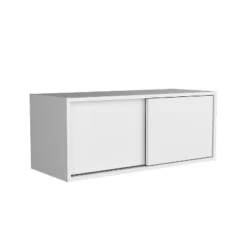 Note 32"W X 13" H Wall Cabinet With Sliding Doors , Wall Shelf, Storage Cabinet, Bedroom, Office, Living Room, Garage -Bold Design Store GUEST 2185b1da f8e6 4dbf a867 c50ae430a8ea