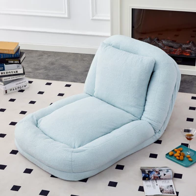 Folding Sofa Chair With 5 Adjustable Positions Plush Floor Lounge Chair For Gaming, Meditation, And Relaxation 13 Folding Sofa Chair With 5 Adjustable Positions Plush Floor Lounge Chair For Gaming, Meditation, And Relaxation - Image 13