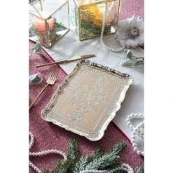 6 Pack Plastic Charger Plate, 11.8in X 9.1in -Bold Design Store GUEST 26463308 e09c 4261 b424 bad84b920ff4