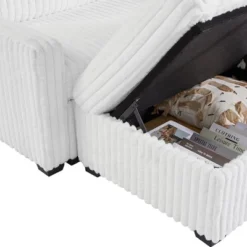 Living Room Sofa And Seat With Storage Box ,for Bedroom, Office, Large-White 10 Living Room Sofa And Seat With Storage Box ,for Bedroom, Office, Large-White -Bold Design Store GUEST 2696c115 3505 4328 b6a1 9f859bea2f7c