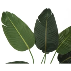 Artificial Plant, 44" Tall, Bird Of Paradise Tree, Indoor, Faux, Fake, Floor, Greenery, Potted, Decorative, Green Leaves, Black Pot -Bold Design Store GUEST 2893c1e9 7204 42da 8616 904a15dc2cef