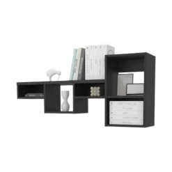 Globe Wall-Mounted Shelf Unit With 5 Shelves, Black -Bold Design Store GUEST 294f5aa0 301d 4f80 ab0d 12794548f4a4