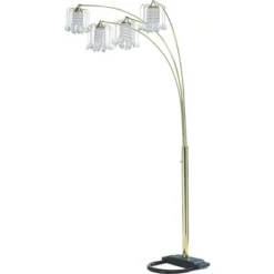BLACK 4-HEAD CRYSTAL INSPIRED ARCH FLOOR LAMP -Bold Design Store GUEST 2a5811e2 2508 43cd 8003 e5809dd2e7b5