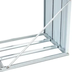 Log Storage Shed, Log Holder With Roof, Log Storage Shed, Firewood Rack For Backyard Garden Patio Porch, Anthracite Galvanized Steel 70.9" -Bold Design Store GUEST 2ad51cb0 d876 4a8b 817f f8e1fb6f9872