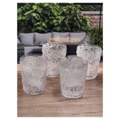 Paisley Acrylic Glasses Drinking Set Of 4 DOF (13oz), Plastic Drinking Glasses, BPA Free Cocktail Glasses, Drinkware Set, Drinking Water Glasses -Bold Design Store GUEST 2c3aaff6 9049 46ba 8407 4c3145050b23