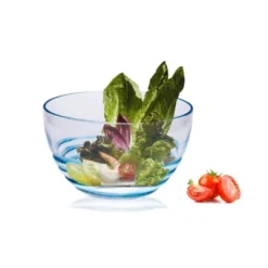 Swirl Acrylic Serving Bowls, Unbreakable Small Plastic Bowls, Soup Bowls, Salad Bowls, Cereal Bowl For Snacks, BPA Free