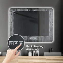 Bathroom Mirror With Led Lights Front And Backlit,Anti-Fog Lighted Vanity Mirrors For Wall Mounted,3 Colors And 5 Level Dimmable, Horizontal/Vertical -Bold Design Store GUEST 322c94f8 e8bb 4a8e b260 67bf23eed56f