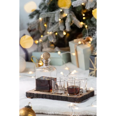 S/6 Alaine Bar Set With Mango Wood Stand 15 S/6 Alaine Bar Set With Mango Wood Stand - Image 15