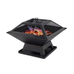 Square Small Fire Pit BBQ Party Portable Fire Pit -Bold Design Store GUEST 352705e1 644d 40f9 8b15 fe8527a70ddc