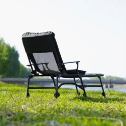 Camping Lounge Chair With Detachable Footrest, Portable Folding Camping Chair With Adjustable Backrest For Outdoor Camping Fishing, Green+black -Bold Design Store GUEST 35d42ecb 1961 4546 8b23 71cbfced610e