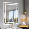 30x36 Inch Frameless LED Bathroom Mirror,Smart Mirror