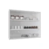 Wall Shelf 30" H, 3 Shelves, White