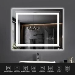 40x24 Inch Frameless LED Bathroom Mirror,Smart Mirror -Bold Design Store GUEST 3944fcb1 1985 49ee ac8d 564ba0491908