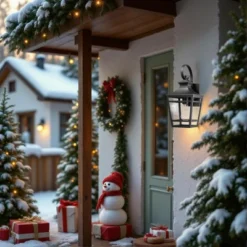 Large Outdoor Wall Lights For House, Wall Mount Outdoor Porch Lights Waterproof Black Outdoor Sconce Lights With Clear Glass For Patio Hallway(1 Pack)