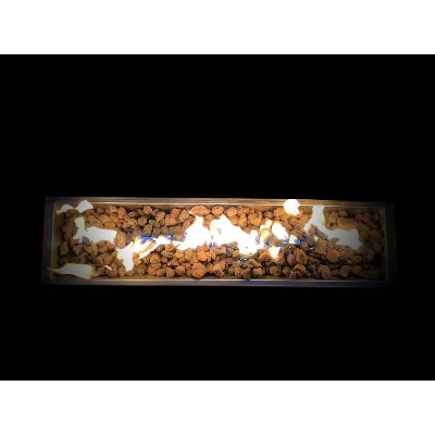 42" W X 25" H Steel Propane Fire Pit Table With Lid 3 42" W X 25" H Steel Propane Fire Pit Table With Lid - Image 3