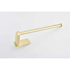 2 Pack Paper Towel Holder Wall Mount, Brushed Gold Paper Towel Holder Under Cabinet, Self Adhesive Paper Towel Holders(12inch, 2 Pack)