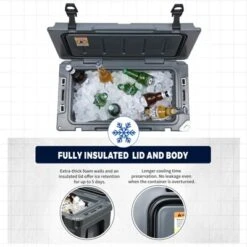 35Qt New Gray Insulated Box -Bold Design Store GUEST 4255e554 158a 48c1 93b4 7f397612c46d