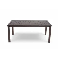 Patio Dining Set Outdoor Dining Table And Chair Set With And Removable Cushions For Patio, Backyard, Garden, Dark Brown -Bold Design Store GUEST 429cf17f fcf5 4014 b10f 27a154edc78f