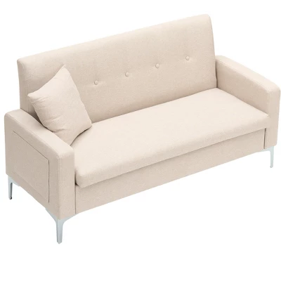 Multi-functional Storage Comfortable Double Sofa,Suitable For Living Room, Apartment, Home Office 4 Multi-functional Storage Comfortable Double Sofa,Suitable For Living Room, Apartment, Home Office - Image 4