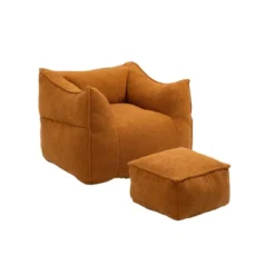 COOLMORE Bean Bag Chair Lazy Sofa/Footstool Durable Comfort Lounger High Back Bean Bag Chair Couch For Adults And Kids, Indoor & Outdoor -Bold Design Store GUEST 484f81d7 01e7 4375 a5bf 7273a4ea4fcf