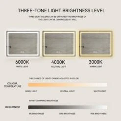 36 In. H LED Single Bathroom Vanity Mirror In Polished Crystal Bathroom Vanity LED Mirror For Bathroom Wall Smart Lighted Vanity Mirrors -Bold Design Store GUEST 4941944a dfd9 424f 80ba aa99804cb537