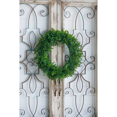 S/2 Greenery Wreath For Home Wedding Wall Window Decoration 8 S/2 Greenery Wreath For Home Wedding Wall Window Decoration - Image 8