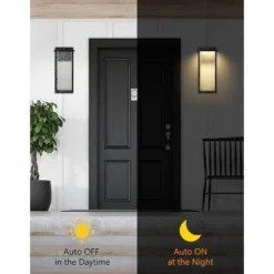 Outdoor Light Fixture Wall Light,Anti-Rust Wall Lantern Outside Wall Sconce, Integrated LED Porch Light For Garage Patio Doorway