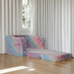 Compression Modular Kids Sofa, Perfect Sleeper Extra Convertible Sofa To Lounger, Comfy 2-in-1 Flip Open Couch Sleeper For Kids Pink Small Sofa -Bold Design Store GUEST 50679fb0 f438 490a 9bc9 923c024a7d98