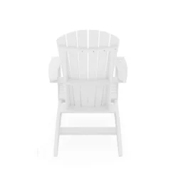 White Adirondack Chair ¨C Sturdy HDPE Poly Lumber For Poolside, Patio, And Garden Relaxation -Bold Design Store GUEST 523a0760 19be 4476 85a3 25d03dd6f777