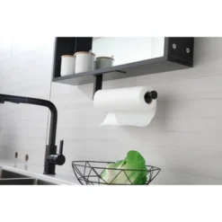 2 Pack Paper Towel Holder Wall Mount,Paper Towel Holder Under Cabinet, Self Adhesive Holders,for Kitchen Organization And Storage (12inch, 2 Pack) -Bold Design Store GUEST 54c1bda2 cb04 4c20 8246 0bb3e593e717