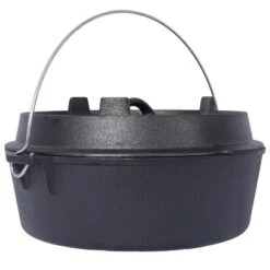 Pre-Seasoned Cast Iron Dutch Oven With Skillet Lid, Outdoor Camping Deep Pot For Camping Cooking BBQ , With Iron Pot Rack, 4.5 Quart 22 Pre-Seasoned Cast Iron Dutch Oven With Skillet Lid, Outdoor Camping Deep Pot For Camping Cooking BBQ , With Iron Pot Rack, 4.5 Quart -Bold Design Store GUEST 55515dbc aec5 4769 9943 597c77ae6513 1