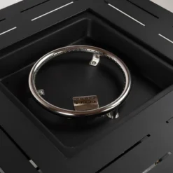 28" Propane Gas Fire Pit Table, 50000 BTU Square Steel Fire Pit For Outside Patio Deck Garden Backyard-Black -Bold Design Store GUEST 5a652aa9 942e 4628 8dbd a2057431d566