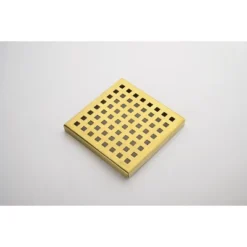 6 Inch Square Shower Floor Drain Square Shower Floor Drain With Flange,Pattern Grate Removable,Food-Grade SUS 304 Stainless Steel -Bold Design Store GUEST 5a801759 4ad3 4ec7 9741 29963f514587