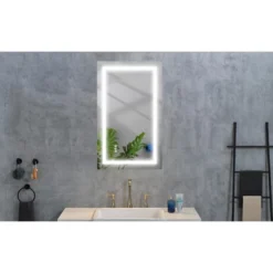 LED Bathroom Mirror 40inx 28inwith Front And Backlight, Large Dimmable Wall Mirrors With Anti-Fog, Memory, 3 Colors, LED Vanity Mirror -Bold Design Store GUEST 5c5e716c d4ca 445b 8837 3169216dcfce 1