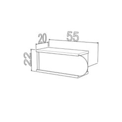 Illia Floating Wall Decor Wall Mounted Rustic Decorative Hanging Shelf For Books, Set Of 2,Walnut -Bold Design Store GUEST 5f256ed3 6c49 474e 814a fe91fb43aedb